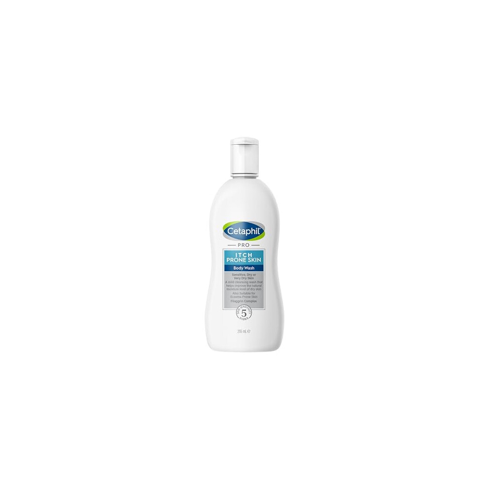 Cetaphil PRO Body Wash, 295ml, For Itch Prone & Eczema Prone Skin, With Niacinamide & Shea Butter, Vegan Friendly