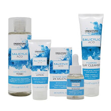 Creightons Salicylic Acid Collection (Tonic 200ml, Serum 30ml, Lotion 75ml, Cleanser 125ml)