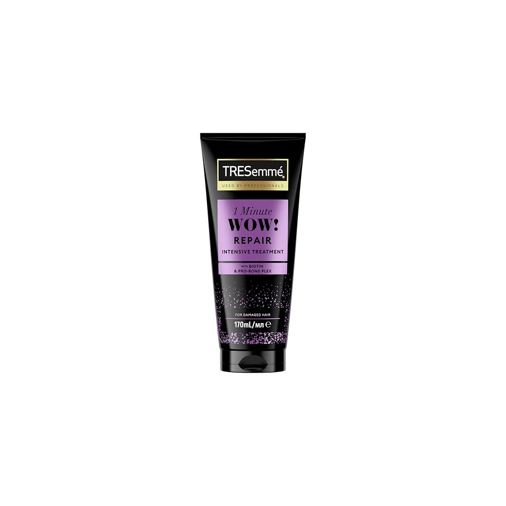 New Tresemmé Tresemme 1 Minute Wow Repair Intensive Hair Treatment With Biotin & Pro-Bond Complex For Damaged Hair 170 Ml