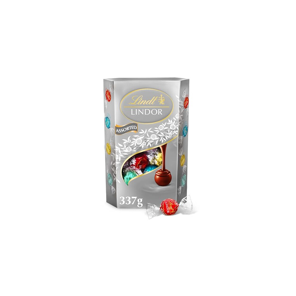 Lindt Lindor Assorted Truffles Box - 26 balls, 337g