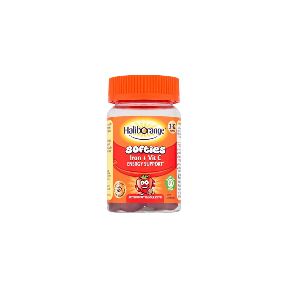 Haliborange Kids Iron & Vit C Strawberry Flavour Softie 30's