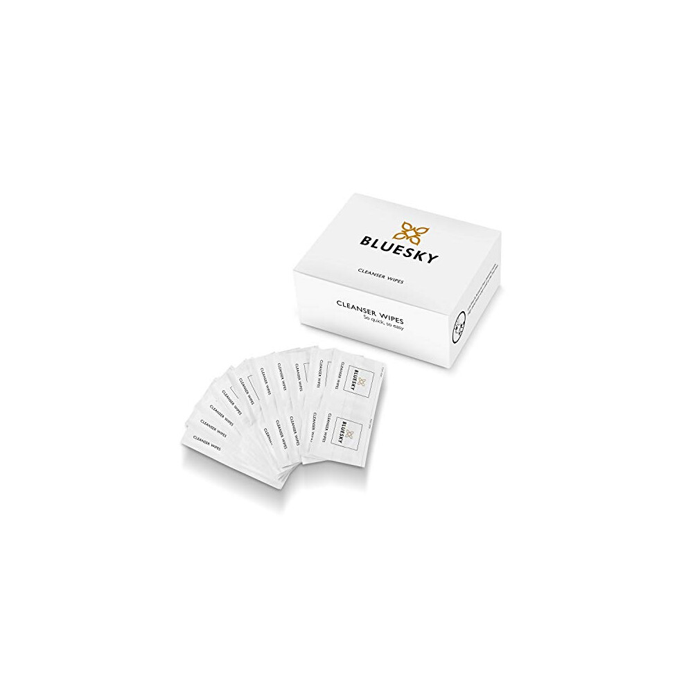 Bluesky 200 Cleanser Wipes For Gel Polish Nail Prep & Sticky Residue Remover, Removes Tacky Layer Of Uv Led Gel Nails
