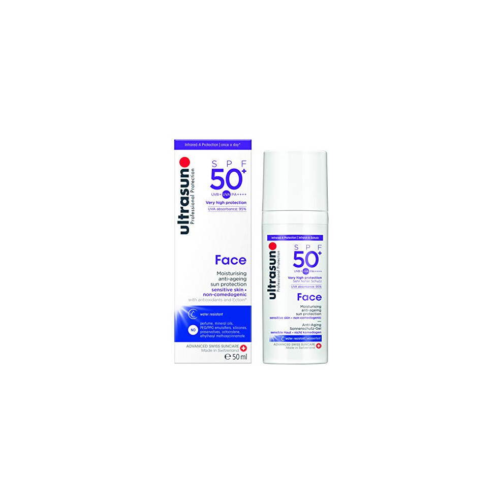 Ultrasun Anti-Ageing Face SPF50+ 50ml , Pack of 1