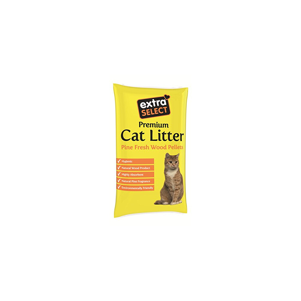 Extra Select Premium Wood Based Cat Litter, 15 L