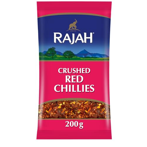 Rajah Crushed Red Chillies, 200g