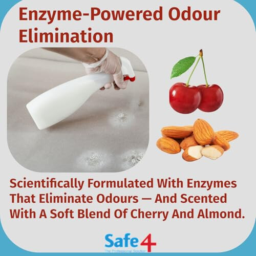 Safe4 Odour Killer, 500ml Spray, Non-Toxic 1