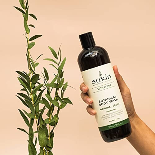 Sukin Botanical Body Wash Pump 1