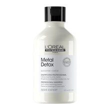 L'Oréal Professionnel Metal Detox Shampoo, Prevent Breakage & Colour Fade from hard water, Prevent Damaged Hair, Sulphate-Free & Vegan, 300ml