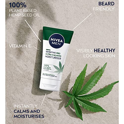 NIVEA NIVEA MEN Sensitive Pro Calming Cream, 75ml, Hemp Seed Oil 1