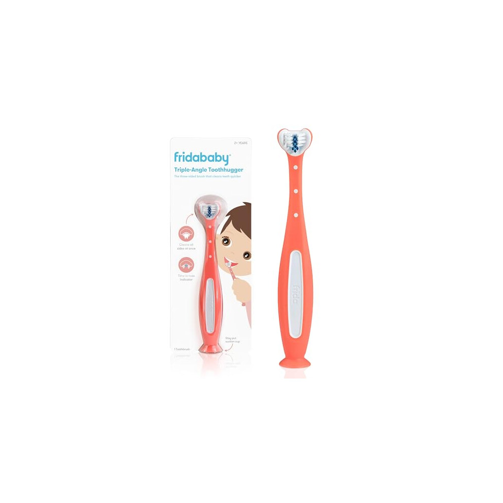 Toothhugger Toothbrush: U-Shaped, 2+ Years, Pink Frida Baby