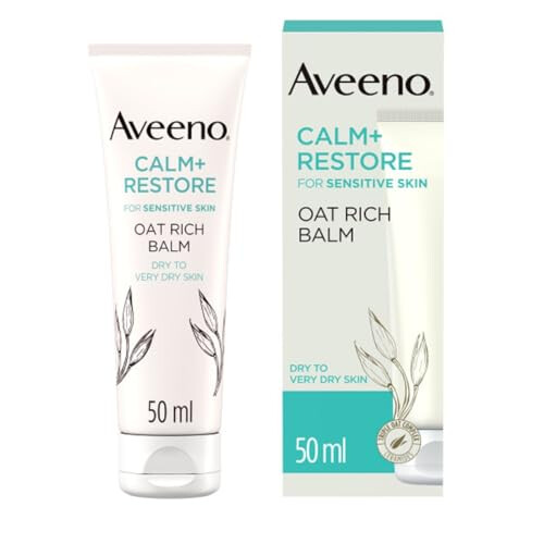 Aveeno Aveeno Calm+Restore Rich Oat Balm, 50ml, 24-Hour Hydration