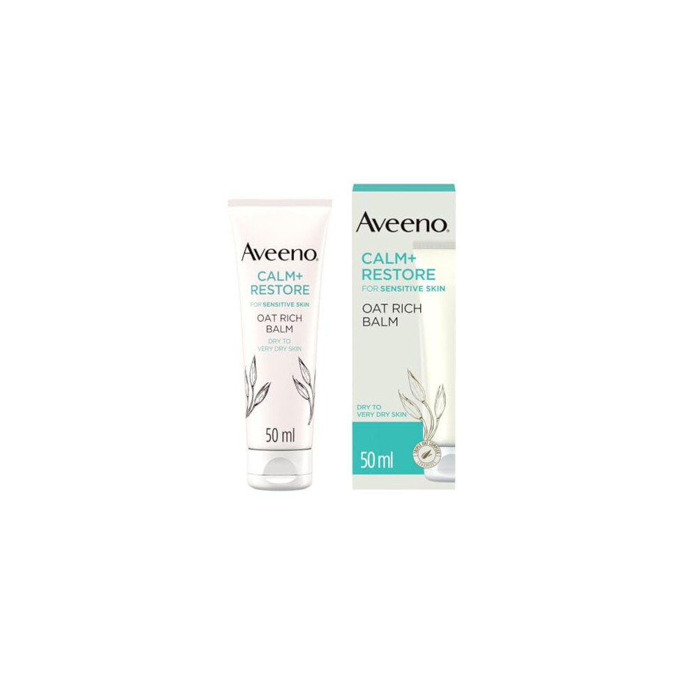 Aveeno Calm+Restore Rich Oat Balm, 50ml, 24-Hour Hydration