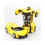 (Κίτρινο) Bugatti Transformers Robot Cars Figure Toys Δώρο για παιδιά 1