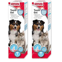 Beaphar Advanced-Enzyme Toothgel for Dogs & Cats - 100g Tube - Pack of 2