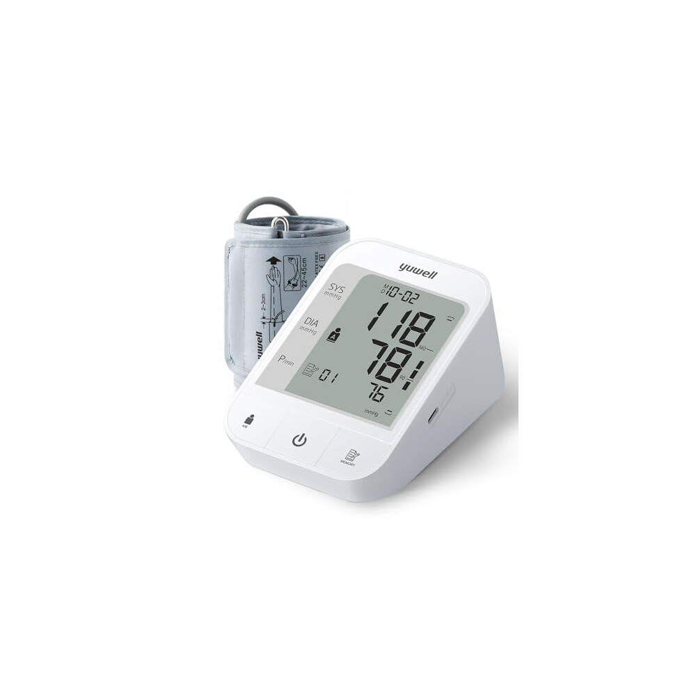 Yuwell Blood Pressure Monitor - Large Cuff, USB Cable