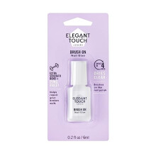 Elegant Touch Brush On Nail Glue Clear 6ml (Packaging may vary)