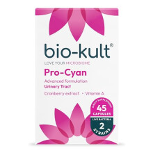 Bio-Kult Pro-Cyan | 2 Strains + Cranberry Extract & Vitamin A | Urinary Tract & Immune Support | 45 Capsules