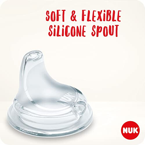 NUK Learner Cup Replacement Spout | Compatible with all First Choice bottles | 6-18 Months | 1 Count 1