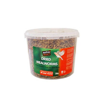 Extra Select Dried Mealworms Wild Bird Feed Treat, 3 Litre