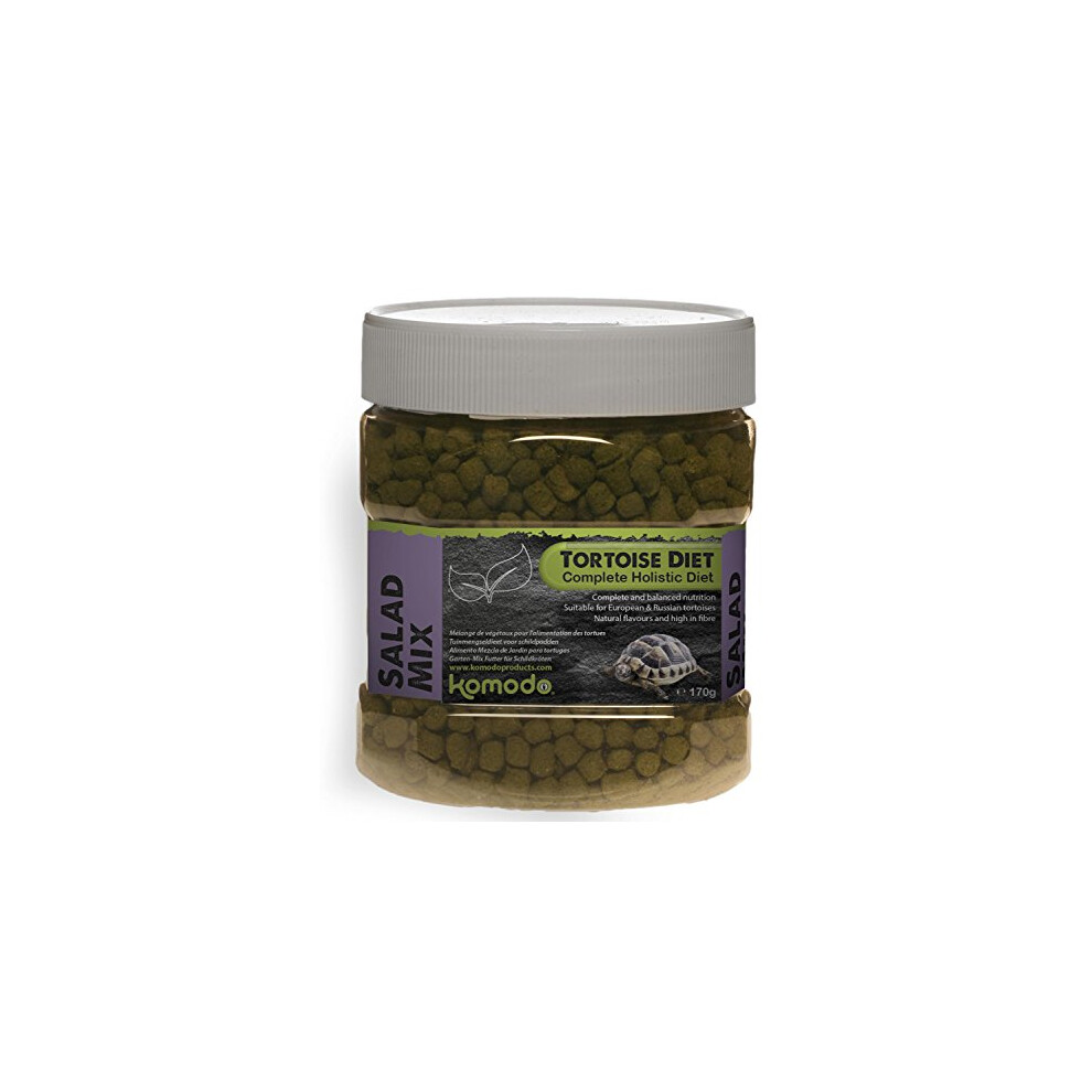Komodo Complete Holistic Tortoise Diet, Salad Mix 170 G Tub