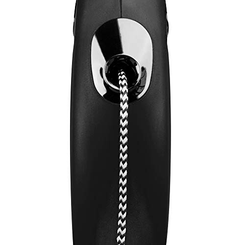 flexi flexi New Classic Retractable Lead Cord, Medium, Black 2