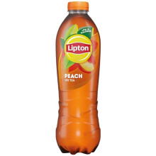 Lipton Peach Bottled Ice Tea 1.25 L, low calorie soft drink, 100% black tea extract