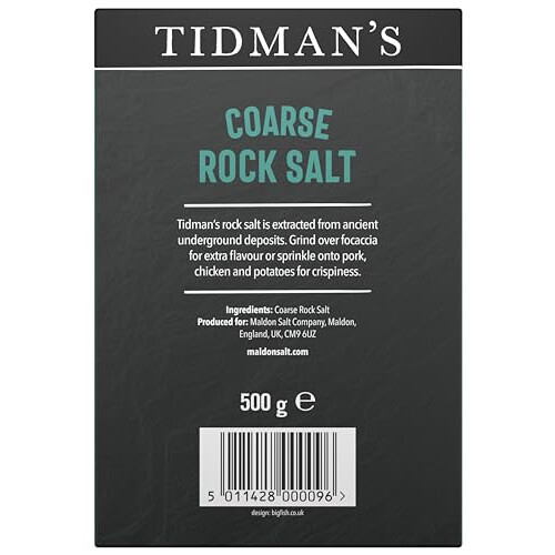 TIDMANS NATURAL ROCK SALT 500G 1