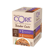 Wellness CORE Tender Cuts Turkey Wet Cat Food 6 x 85g