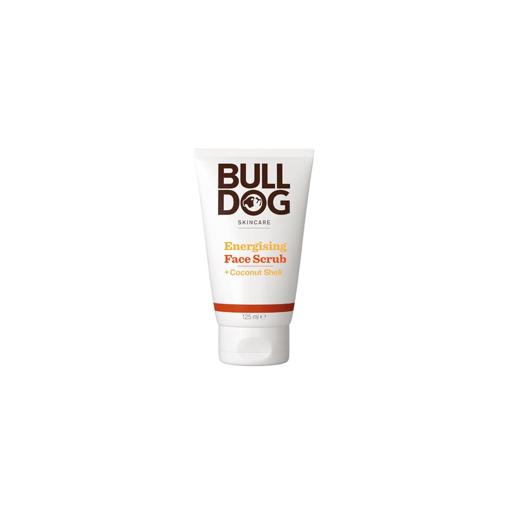 BULLDOG SKINCARE - Energising Face Scrub For Men Exfoliating Coconut shell scrub 125 ml