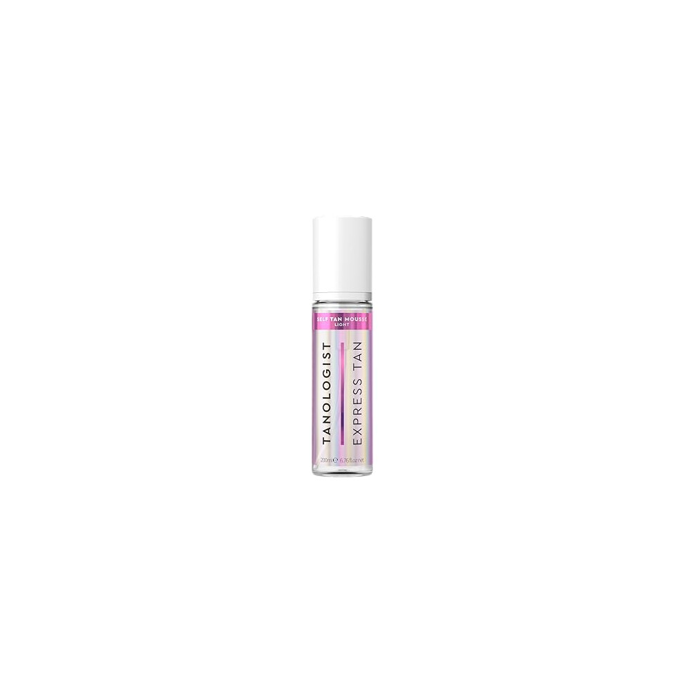 Tanologist Self Tan Mousse Light (200 ml) Clear Self Tanning Foam For Sensitive Skin Dermatologist Approved Clean Ingredients & Vegan