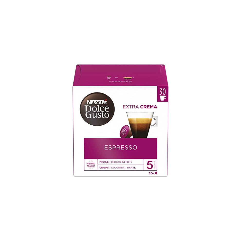 Nescafe Nescafé Dolce Gusto Espresso Coffee Pods (Pack Of 3, Total 90 Capsules) Light