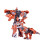 (Tyrannosaurus) Παραμορφώσιμο παιχνίδι ρομπότ Figure Generations Wars Combin 1