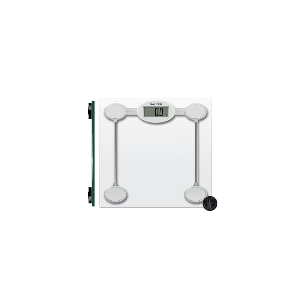 Salter Digital Bathroom Scale 9018S - 180 Kg Capacity, Lcd Display