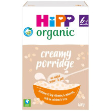 HiPP Organic Creamy Porridge Baby Cereal 6 plus Months (4 X 160g)