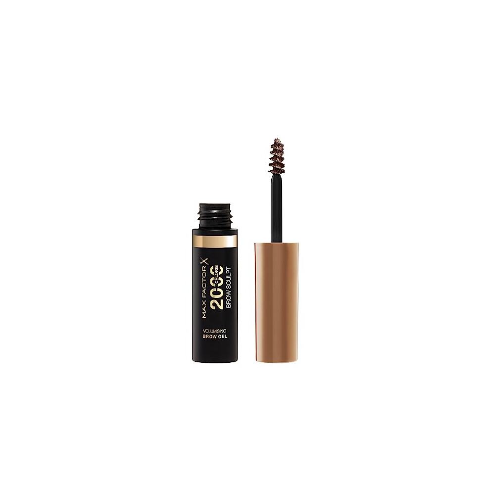 Max Factor 2000 Calorie Brow Sculpt Gel, Waterproof, 001 Dark Blonde, 4.5ml