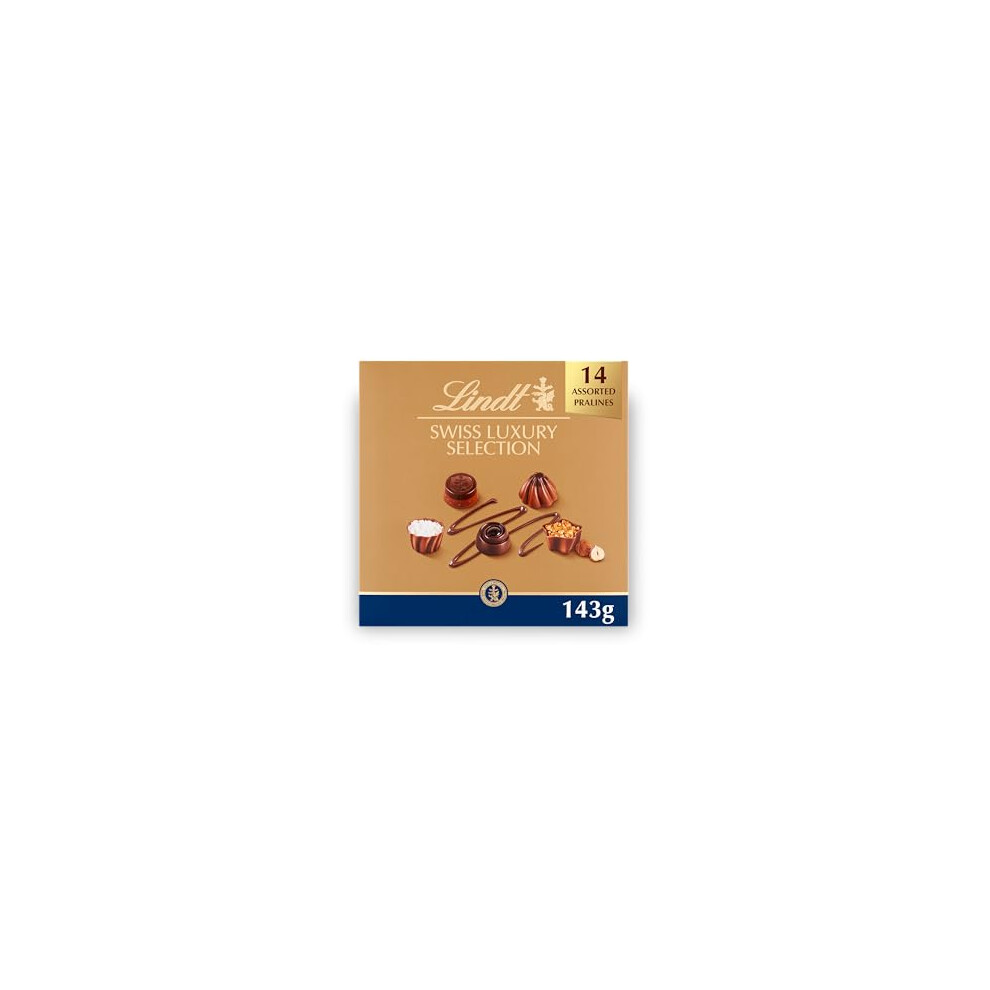 Lindt Swiss Luxury Selection Chocolate Box, 143G