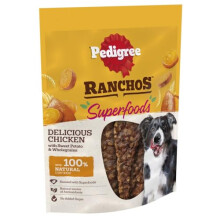 PEDIGREE Ranchos Superfoods Dog Treats with Chicken 7x70g