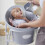 Shnuggle Shnuggle Bath Rinse Jug - Soft Rim, Pebble Grey 3