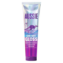 Aussie Oh My Gloss Leave-In Serum 160ml, Jojoba, Macadamia Nut Oils