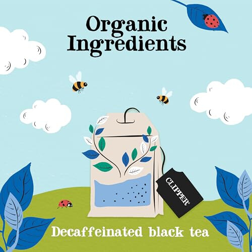 Clipper Clipper Organic Everyday Decaf Tea Bags, 80 Count, Biodegradable 2