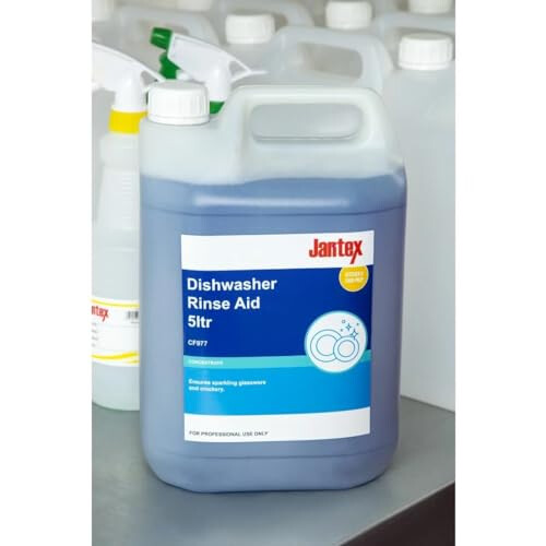 Jantex CF977 Dishwasher Rinse Aid Concentrate 5Ltr 1
