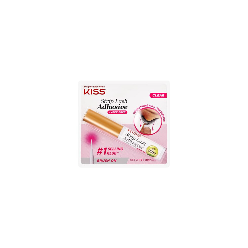 Kiss 24 Hour Strip Eyelash Adhesive Â Clear