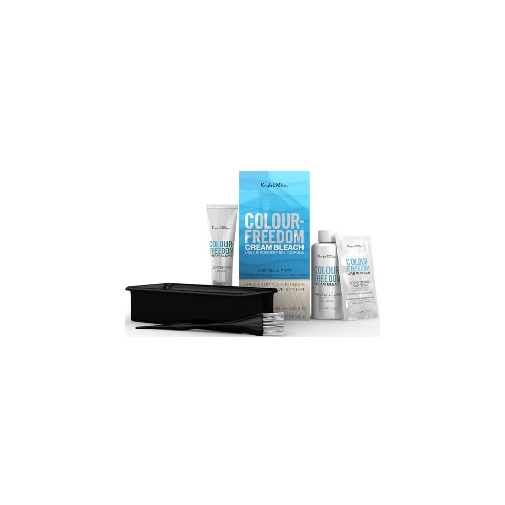 Knight & Wilson Cream Colour-Freedom Hair Bleach, Ammonia-Free