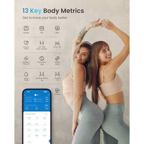 RENPHO RENPHO Smart Bathroom Scale with App, BMI, Body Fat 2