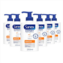 Sanex Expert Sensitive Hand Wash 250ml x 6, SLS Free