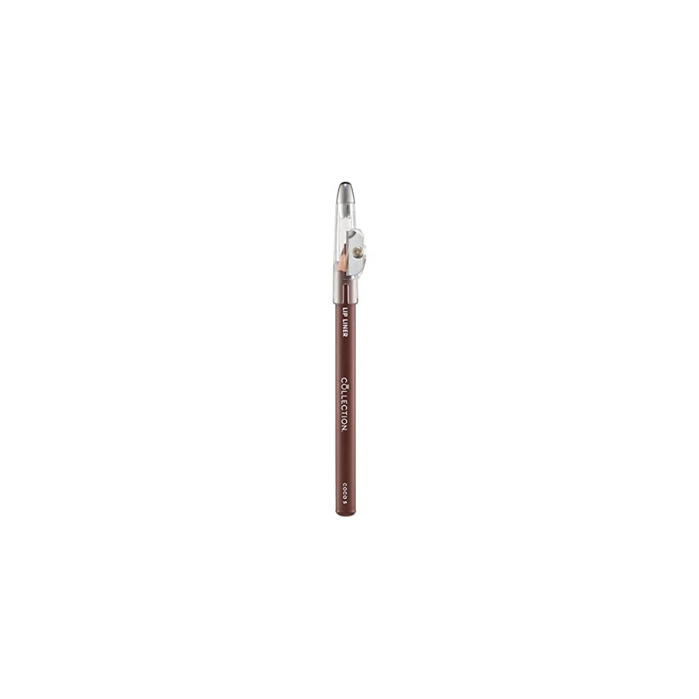Collection Cosmetics Long-Lasting Lip Liner Pencil with Sharpener, Coco