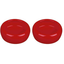 Trixie Ceramic Bowl with Rounded Pouring Rim for Hamster, 100 ml, 1 piece (Assorted Colors) (Pack of 2)