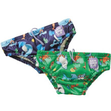 Bambino Mio, Revolutionary Reusable Swim Nappy Pants for Babies and Toddlers, Boys and Girls, Squirt, Pack of 2, 2-3 Years