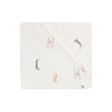 Jollein Jersey Fitted Sheet for Children's Bed Jungle Jambo 60 x 120 cm 100% Cotton Fitted Sheet Oeko-Tex Certified