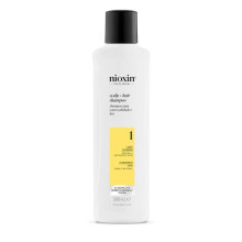 Nioxin System 1 Scalp + Hair Shampoo - Hair Thickening Shampoo For Natural Hair with Light Thinning - with Biotin & Niacinamide (300ml)